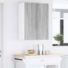 vidaXL Hanging Cabinet with Door Grey Sonoma and White 30 x 31 x 80 cm