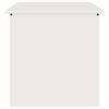 vidaXL Outdoor Storage Box White 55 x 50.5 x 50 cm Steel