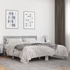 vidaXL Bed Frame without Mattress Grey Sonoma 150x200 cm King Size
