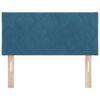 vidaXL Headboard Height Adjustable Dark blue 90 cm Velvet