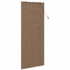 vidaXL Roller Blind with Curtains Manual Brown 80 x 220 cm Bamboo