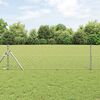 vidaXL Chain Link Fence with Posts Silver 0.8 x 10 m Steel