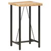 vidaXL Bar Table | Brown | Rough Mango Wood | Durable | Bar Table | Rectangular