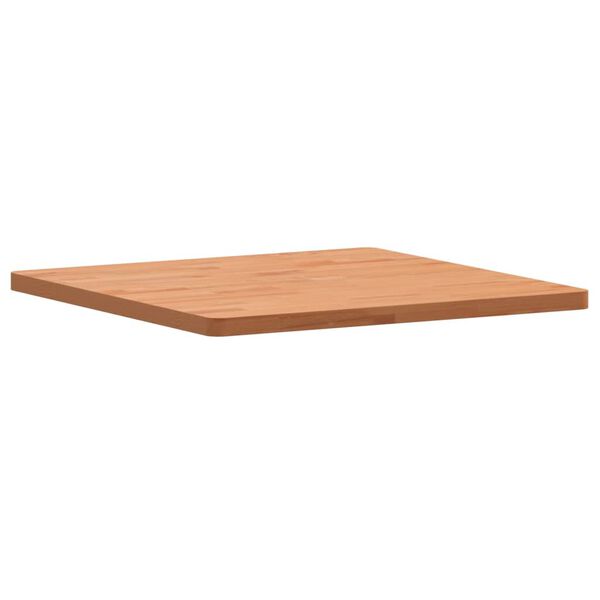 vidaXL Table Top 60x60x2.5 cm Square Solid Wood Beech