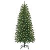 vidaXL Artificial Christmas Tree with 150 LEDs Green 120 cm PE and PVC