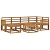 vidaXL Outdoor Sofa Set 7 pcs Natural Solid Acacia Wood