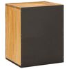 vidaXL Bathroom Hanging Cabinet Brown 38 x 33 x 48 cm Solid Mango Wood
