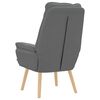 vidaXL Armchair Dark Grey 69 x 74 x 93 cm Sherpa Fabric