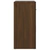 vidaXL Sideboard Brown Oak 80x33x70 cm Engineered Wood