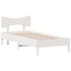 vidaXL Bed Frame without Mattress White 90x190 cm Single Solid Wood Pine