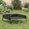 vidaXL Elevated Dog Bed Anthracite Oxford Fabric and Steel