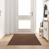 vidaXL Doormat Brown and Black 120 x 300 cm Polypropylene and vinyl