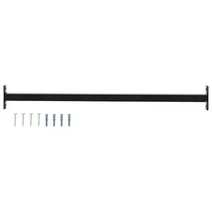 vidaXL Adjustable Window Safety Bar Black 710 -1200 mm Steel
