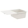 vidaXL Sink White 670 x 460 mm 80% Quartz and 20% Resin