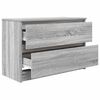 vidaXL TV Cabinet Grey Sonoma 80x35x54 cm Engineered Wood