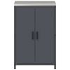 vidaXL Kitchen Storage with Shelf Anthracite 60 x 50 x 92 cm Steel