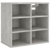 vidaXL Shoe Cabinet Concrete Grey 52.5x30x50 cm