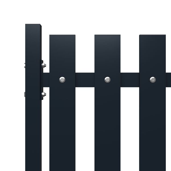 vidaXL Fence Panel Anthracite 178x75 cm Powder-coated Steel