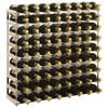 vidaXL Wine Rack for 72 Bottles Solid Pinewood