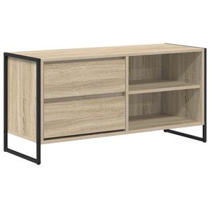 vidaXL TV Cabinet Sonoma 100 x 36 x 49.5 cm Engineered Wood