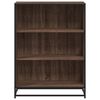 vidaXL Book Cabinet Brown Oak 80.5x35x107.5 cm Engineered Wood