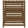 vidaXL Composter Honey Brown 82.5x82.5x99.5 cm Solid Wood Pine