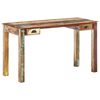 vidaXL Desk 130x55x76 cm Solid Reclaimed Wood