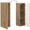 vidaXL TV Cabinet Set Wall-mounted 4 pcs Artisan Oak Engineered Wood