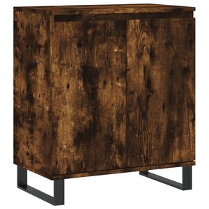 vidaXL Sideboard Smoked Oak 60x35x70 cm Engineered Wood