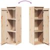 vidaXL Wall Cabinet 30x30x100 cm Solid Pinewood