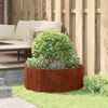 vidaXL Planter Rusty 90 x 90 x 35 cm Weathering Steel
