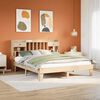 vidaXL Bed Frame without Mattress 180x200 cm Super King Solid Wood Pine