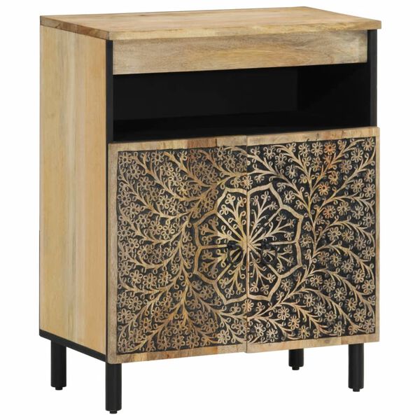vidaXL Side Cabinet 60x33x75 cm Solid Wood Mango