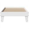 vidaXL Bed Frame without Mattress White 90x200 cm Solid Wood Pine