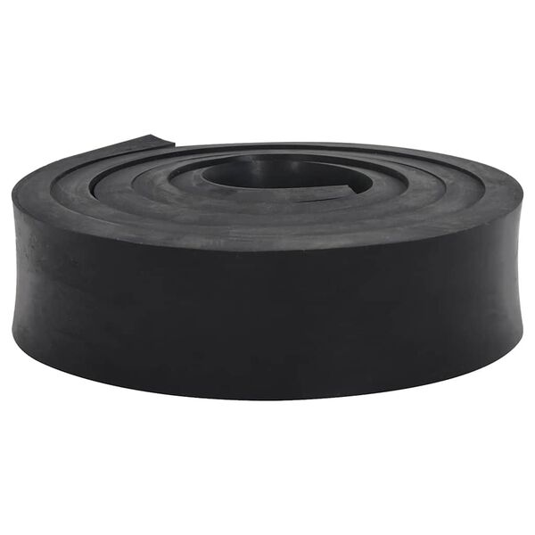 vidaXL Rubber Edge for Snow Plow Black 300x10x2 cm