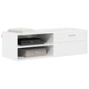 vidaXL Wooden Cabinet with Drawer High Gloss White 100.5 x 39 x 30 cm