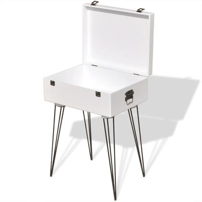 vidaXL Side Cabinet 40x30x57 cm White