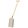 vidaXL Garden Shovel T Grip Stainless Steel and Ashwood
