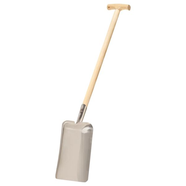 vidaXL Garden Shovel T Grip Stainless Steel and Ashwood