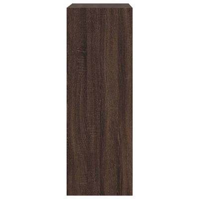 vidaXL Shoe Cabinet Brown Oak 60x34x96.5 cm Engineered Wood