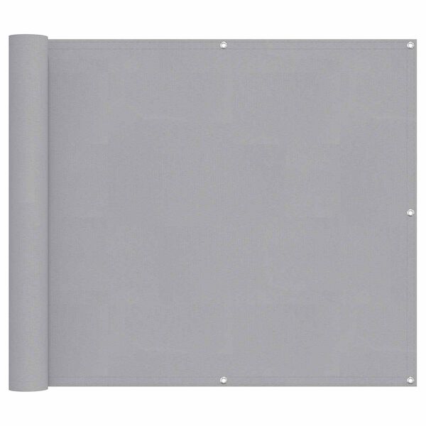 vidaXL Balcony Screen PU coated oxford alu