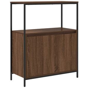 vidaXL Bathroom Cabinet with Shelves Brown Oak 76.5x35x95 cm