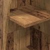 vidaXL Corner Cabinet Old Wood 27.5x27x140cm Engineered Wood