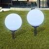 vidaXL Outdoor Pathway Lamps 4 pcs LED 30 cm with Ground Spike (2x40865)