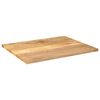 vidaXL Table Top 90x80x2.5 cm Rectangular Solid Wood Mango