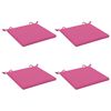vidaXL 4-Piece Seat Cushions SOEST 4 pcs 100% Polyester Pink