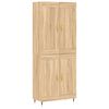 vidaXL Highboard Sonoma Oak 69.5x34x180 cm Engineered Wood