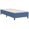 vidaXL Box Spring Bed Blue 90 x 200 cm Corduroy fabric