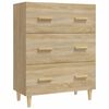 vidaXL Sideboard Sonoma Oak 70x34x90 cm Engineered Wood