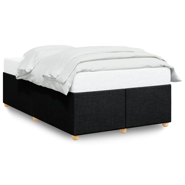 vidaXL Bed Frame without Mattress Black&nbsp;Double Fabric